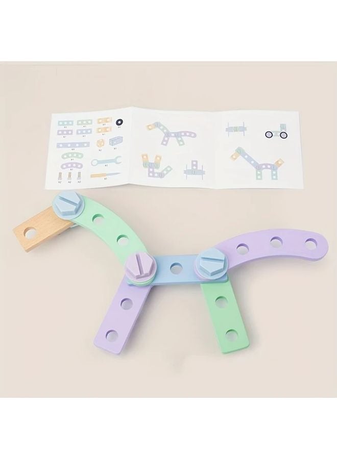 صندوق أدوات إزالة الجوز لعبة خشبية تعليمية للعب الإبداعي وتنمية الخيال - Image 5